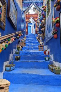 In the heart of the blue city Chefchaouen